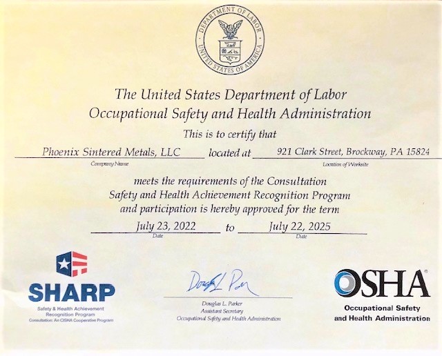 Sharp Certification